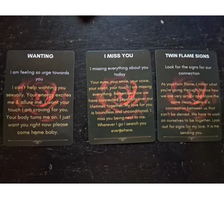 Confession Messages Oracle Deck