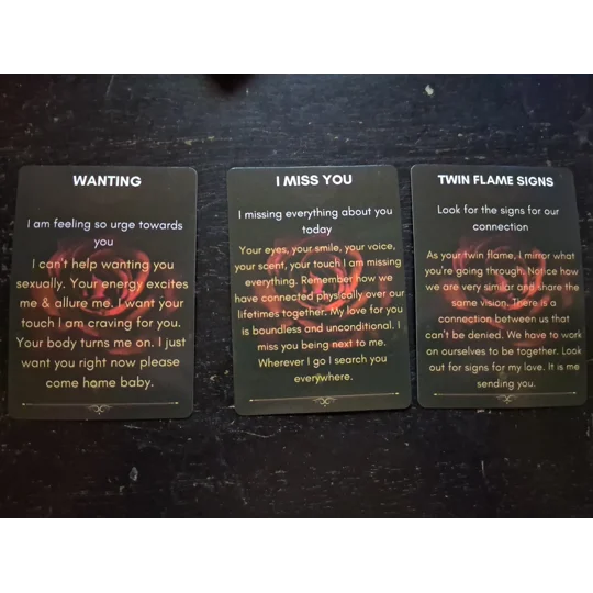 Confession Messages Oracle Deck