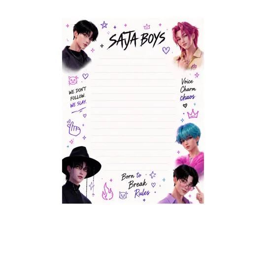 Saja Boys Large notepad