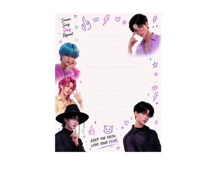 Saja Boys Large notepad