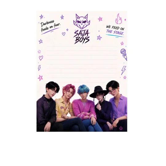 Saja Boys Large notepad