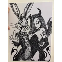 Dark Side Of Bugs Bunny & Jessica Rabbit