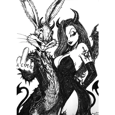 Dark Side Of Bugs Bunny & Jessica Rabbit