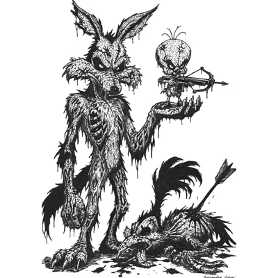 Dark Side Of Wile E Coyote & Tweety Pie