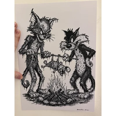 Dark Side Of Tom, Jerry & Sylvester Original