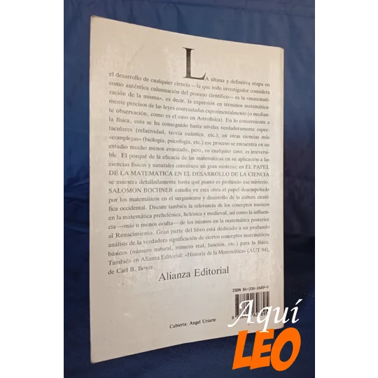El Papel de las Matematicas en el desarrollo de la Ciencia