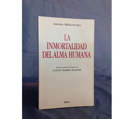 LA INMORTALIDAD DEL ALMA HUMANA