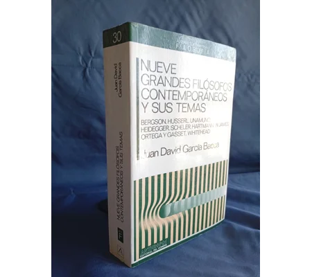 Nueve Grandes Filósofos Contemporáneos y sus Temas