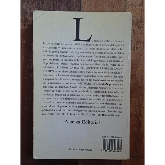 Fundamentos de las teorias del espacio tiempo