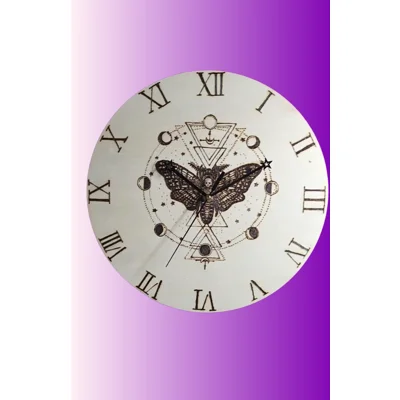 Deaths head moth clock