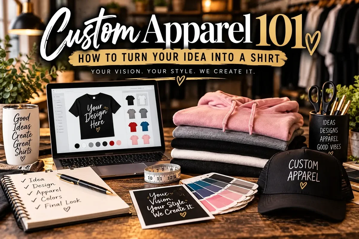 Custom Apparel 101: How to Turn Your Idea Into a Shirt