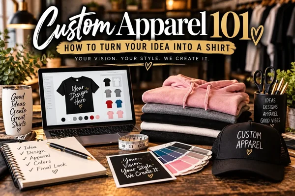 Custom Apparel 101: How to Turn Your Idea Into a Shirt