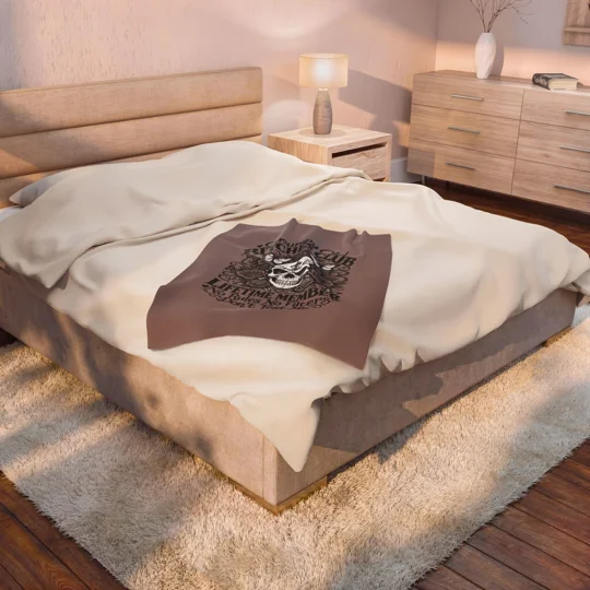 Grumpy Old Bitches Club Velveteen Plush Blanket