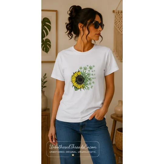Sunflower Cannabis Tee