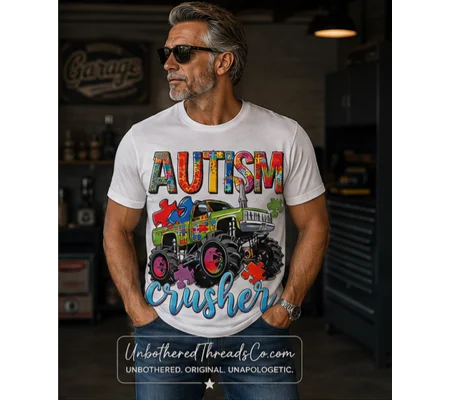 Bold AUTISM CRUSHER tee