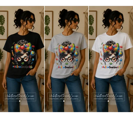 AUTISM TEACHER CUTE SOFT TEE