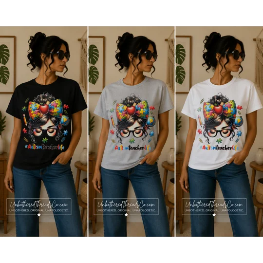 AUTISM TEACHER CUTE SOFT TEE