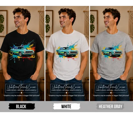 Vintage Muscle Car Teal