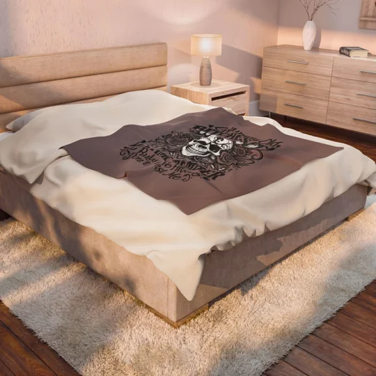 Grumpy Old Bitches Club Velveteen Plush Blanket
