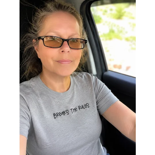 BREAKS THE RULES ADULT TEE