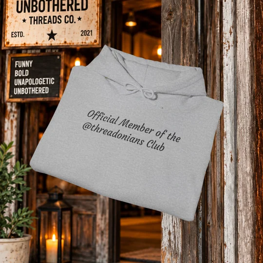 Official Member of the Threadonians Club Hoodie