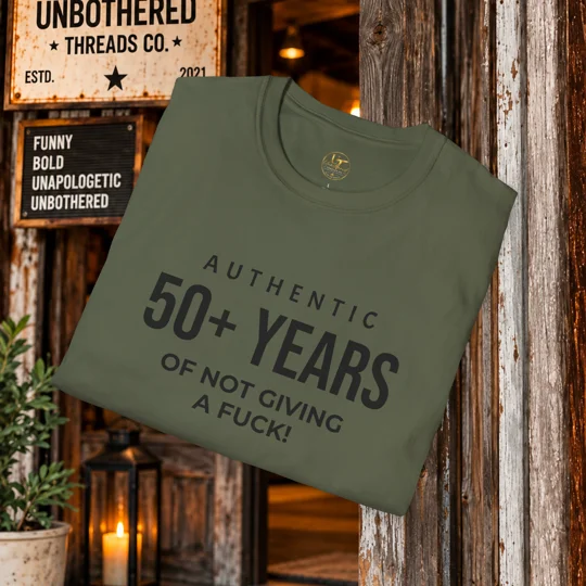 50+ Years of Not Giving a Fuck T-Shirt