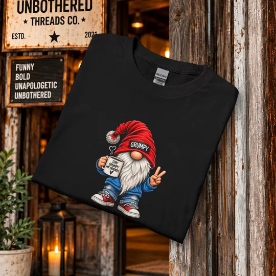 Unbothered Gnome Long Sleeve T-Shirt