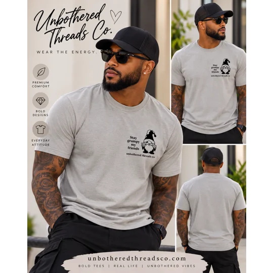 Grumpy 50 Memes Christmas Tee – Stay Grumpy My Friends | Xmas 01