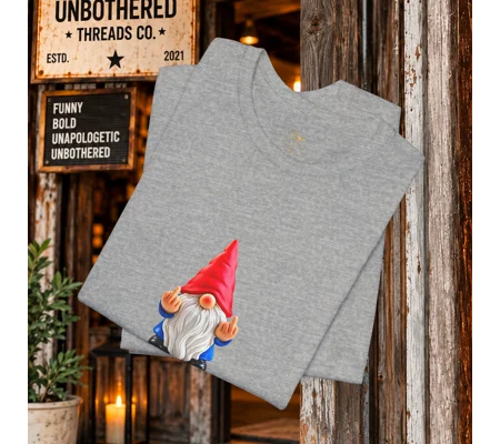 Gnome With Me Tee — Cute Gnome Illustration Shirt