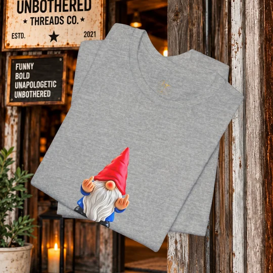 Gnome With Me Tee — Cute Gnome Illustration Shirt