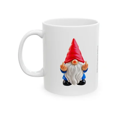 Ceramic Mug — "Judge Me" Inspirational Coffee Cup with Motivational Script