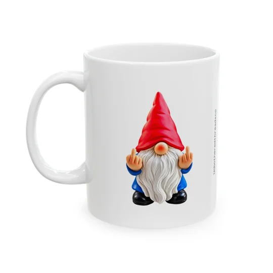 Ceramic Mug — "Judge Me" Inspirational Coffee Cup with Motivational Script