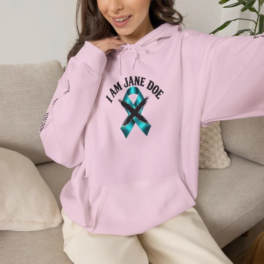 I Am Jane Doe Unbothered Awareness Hoodie