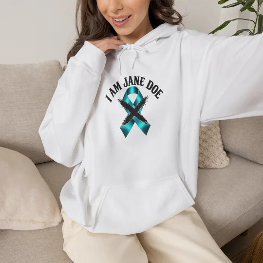 I Am Jane Doe Unbothered Awareness Hoodie