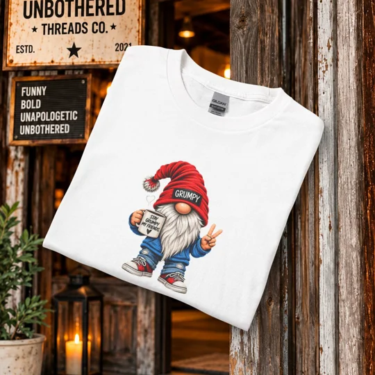 Unbothered Gnome Long Sleeve T-Shirt