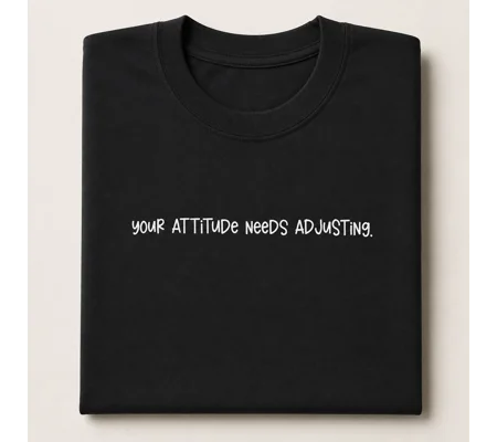 YOUR ATTITUDE NEEDS ADJUSTING