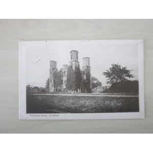 1900s Wothorpe Ruins, Stamford, Lincolnshire, UK, Genuine, Original, Postcard.