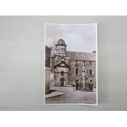 The Mercat House And Town Hall, Inverkeithing, UK. Real Photo RPPC Postcard