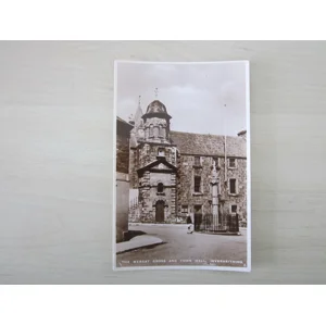 The Mercat House And Town Hall, Inverkeithing, UK. Real Photo RPPC Postcard