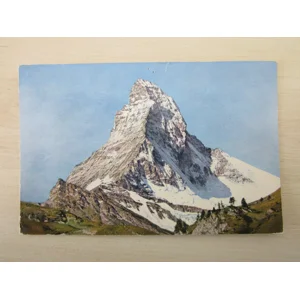Das Matterhorn, Switzerland, Genuine, Original, Postcard.