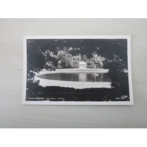Fountains Abbey, The Temple Of Piety, Yorkshire, United Kingdom, Real Photo RPPC Postcard.