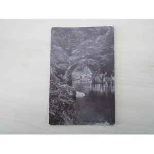 Pont Aberglaslyn, Wales, United KIngdom, Genuine, Original, Postcard.