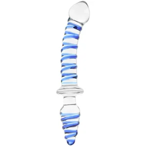 Mr Swirly Glass Dildo & Butt Plug