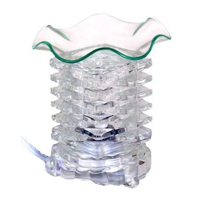 Crystal Tower Oil Burner-Clear