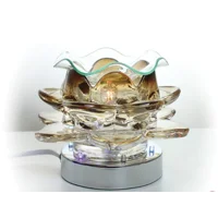 Rose Touch Lamp Oil Burner-Clear