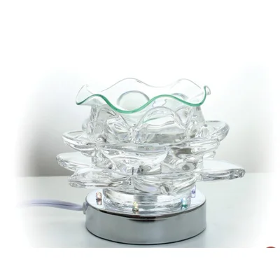 Rose Touch Lamp Oil Burner-Clear