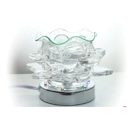 Rose Touch Lamp Oil Burner-Clear