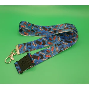 Blue Gaming Lanyard
