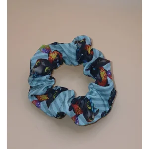 Blue Dragon Small Scrunchie