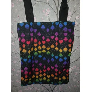 Card Suits Reversible Tote
